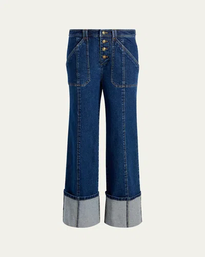 CINQ À SEPT BENJI CUFFED JEANS