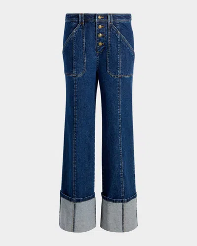 CINQ À SEPT BENJI CUFFED JEANS
