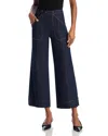 Cinq À Sept Cinq A Sept Benji High Rise Cuffed Jeans In Indigo In Oceane