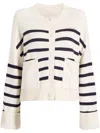 Shop Cinq À Sept Berenice Amour Cardigan In White