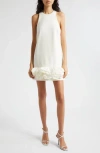 Cinq À Sept Beta Tiered Ruffle Hem Sleeveless Dress In Ivory