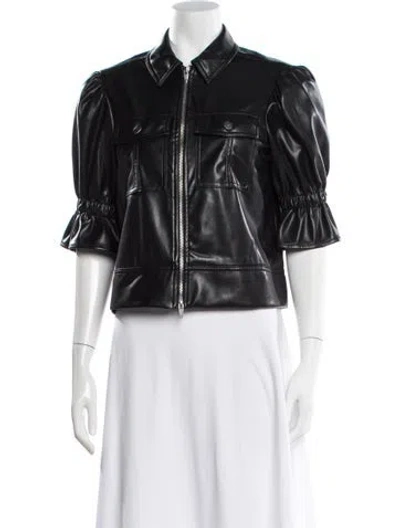Pre-owned Cinq À Sept Biker Jacket W/ Tags In Black