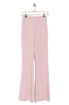 Cinq À Sept Billie Split Hem Flare Trousers In Rosy Quartz