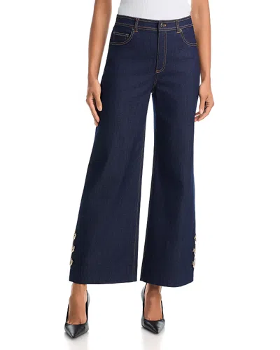 Cinq À Sept Cinq A Sept Blake High Rise Straight Jeans In Indigo In Blue