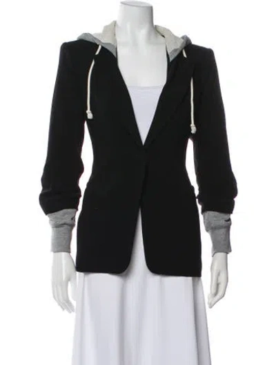 Pre-owned Cinq À Sept Blazer In Black