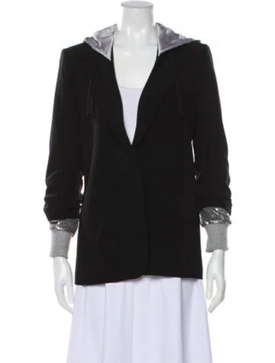 Pre-owned Cinq À Sept Blazer In Black