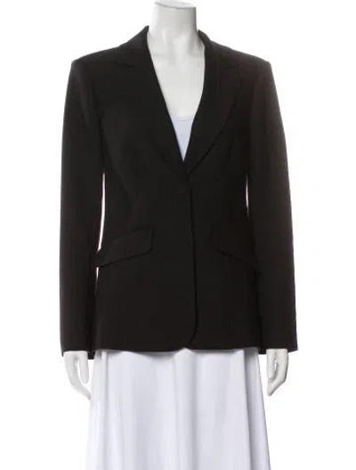 Pre-owned Cinq À Sept Blazer In Black