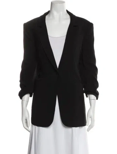Pre-owned Cinq À Sept Blazer In Black