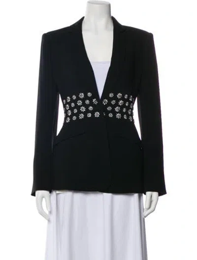 Pre-owned Cinq À Sept Blazer In Black