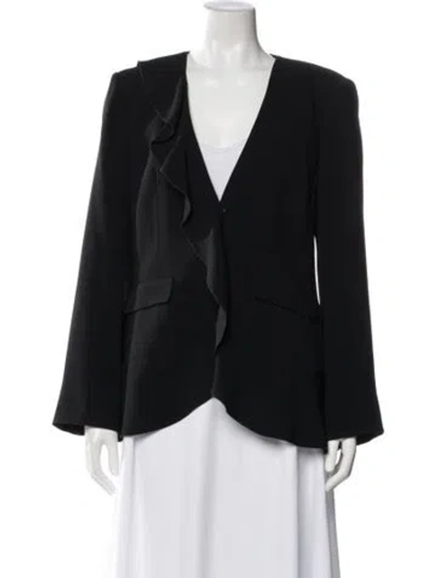 Pre-owned Cinq À Sept Blazer In Black