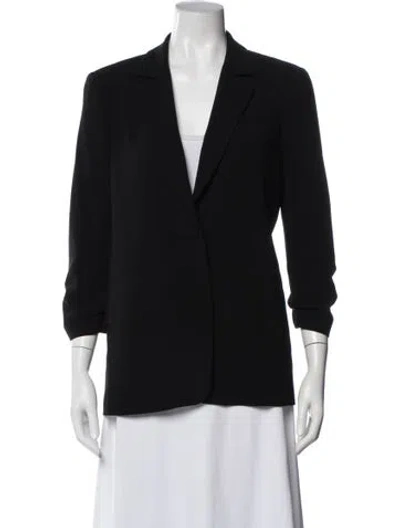 Pre-owned Cinq À Sept Blazer In Black