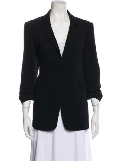 Pre-owned Cinq À Sept Blazer In Black