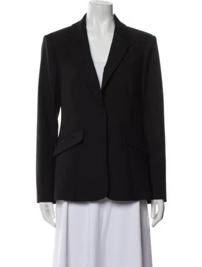 Pre-owned Cinq À Sept Blazer In Black