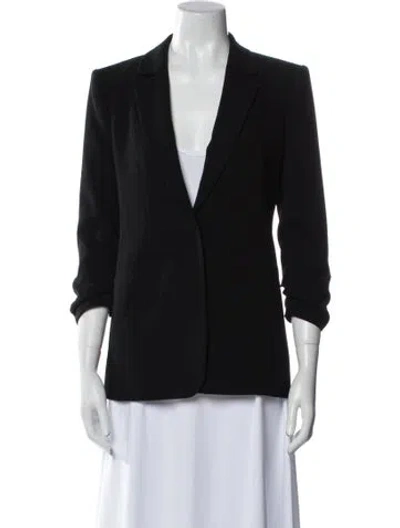 Pre-owned Cinq À Sept Blazer In Black