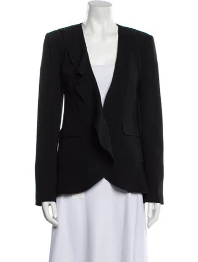 Pre-owned Cinq À Sept Blazer In Black