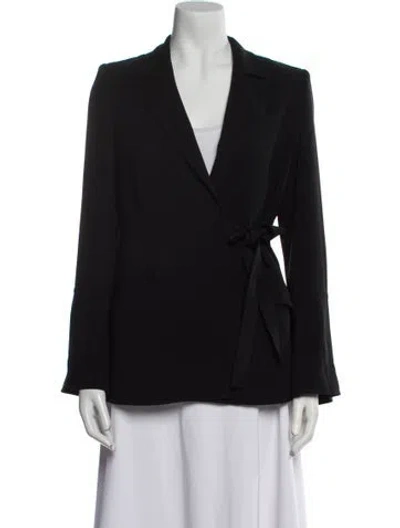 Pre-owned Cinq À Sept Blazer In Black