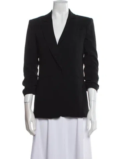 Pre-owned Cinq À Sept Blazer In Black