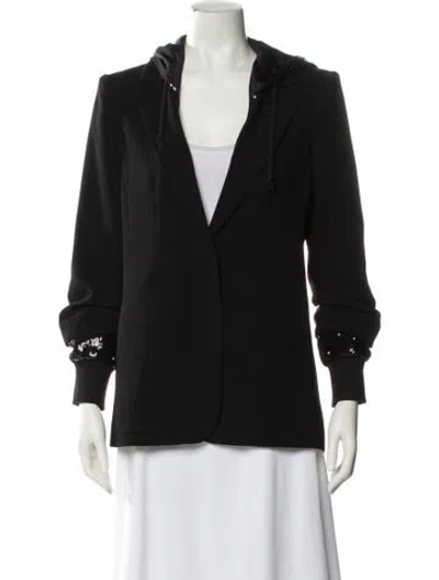 Pre-owned Cinq À Sept Blazer In Black