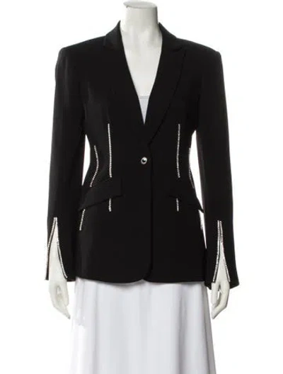 Pre-owned Cinq À Sept Blazer In Black
