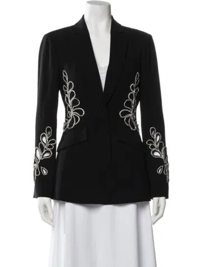 Pre-owned Cinq À Sept Blazer In Black