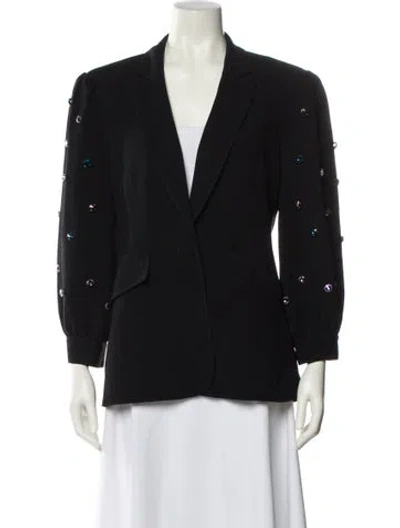 Pre-owned Cinq À Sept Blazer In Black