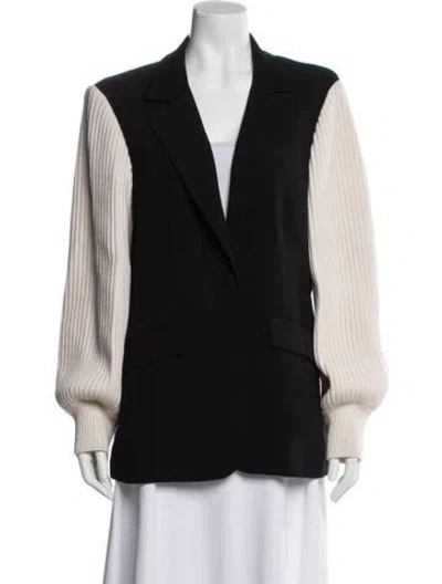 Pre-owned Cinq À Sept Blazer In Black