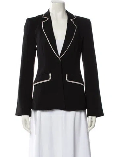 Pre-owned Cinq À Sept Blazer In Black