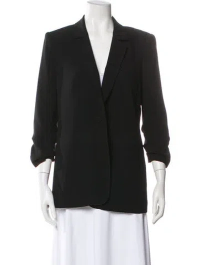 Pre-owned Cinq À Sept Blazer In Black