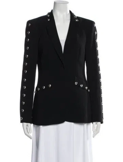 Pre-owned Cinq À Sept Blazer In Black
