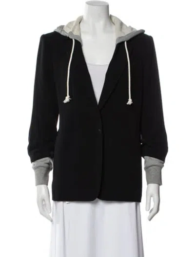 Pre-owned Cinq À Sept Blazer In Black