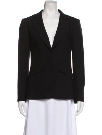 Pre-owned Cinq À Sept Blazer In Black