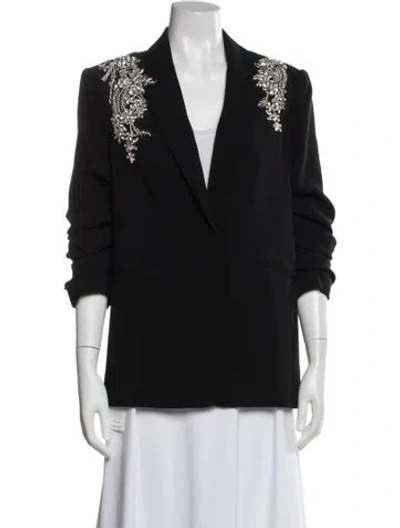 Pre-owned Cinq À Sept Blazer In Black