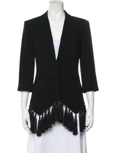 Pre-owned Cinq À Sept Blazer In Black