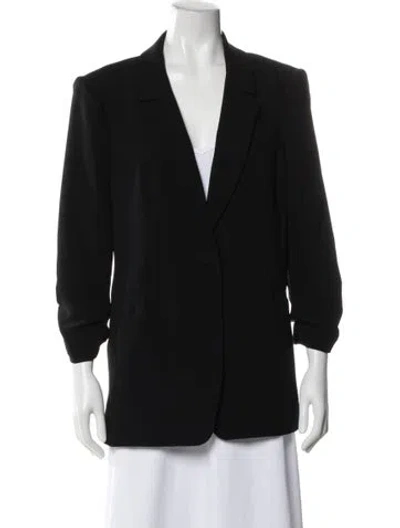 Pre-owned Cinq À Sept Blazer In Black