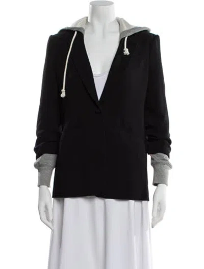 Pre-owned Cinq À Sept Blazer In Black