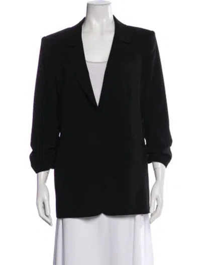 Pre-owned Cinq À Sept Blazer In Black