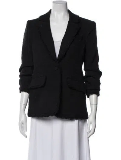 Pre-owned Cinq À Sept Blazer In Black