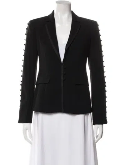 Pre-owned Cinq À Sept Blazer In Black