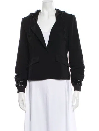 Pre-owned Cinq À Sept Blazer In Black