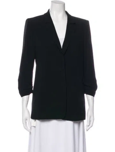 Pre-owned Cinq À Sept Blazer In Black