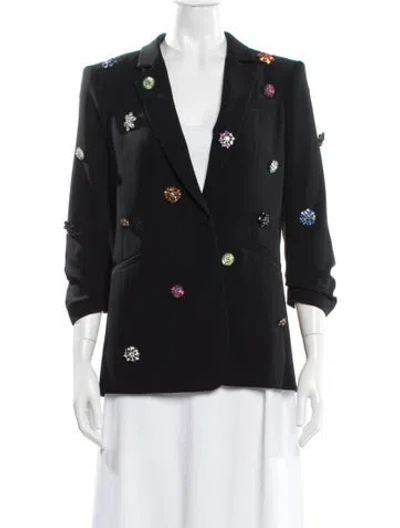 Pre-owned Cinq À Sept Blazer In Black