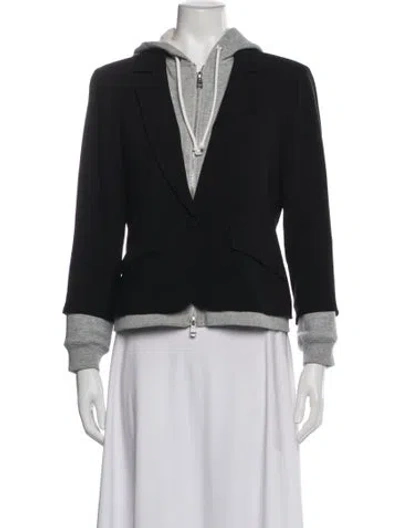 Pre-owned Cinq À Sept Blazer In Black