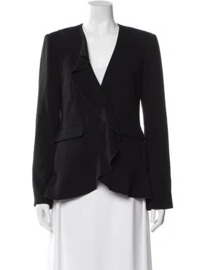 Pre-owned Cinq À Sept Blazer In Black