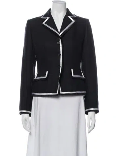 Pre-owned Cinq À Sept Blazer In Black