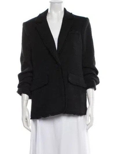 Pre-owned Cinq À Sept Blazer In Black