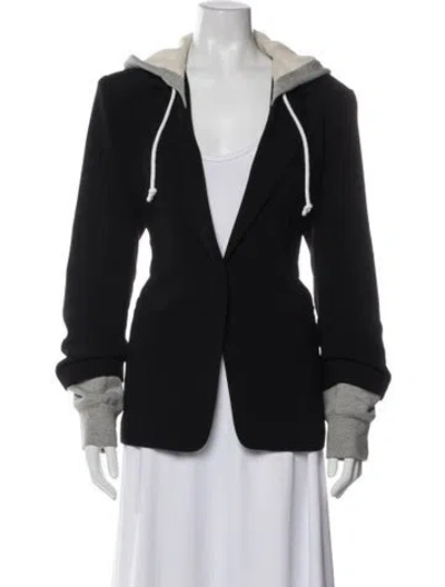 Pre-owned Cinq À Sept Blazer In Black