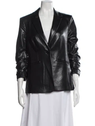 Pre-owned Cinq À Sept Blazer In Black