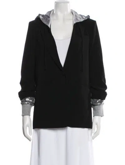 Pre-owned Cinq À Sept Blazer In Black