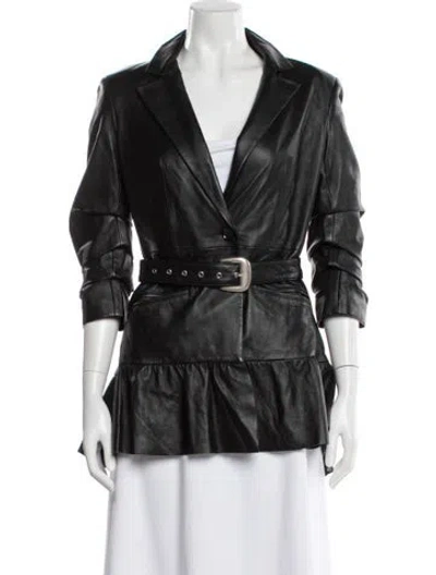 Pre-owned Cinq À Sept Blazer In Black