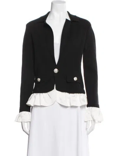 Pre-owned Cinq À Sept Blazer In Black